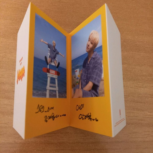 BTS Jhope Message Card Butter like new
