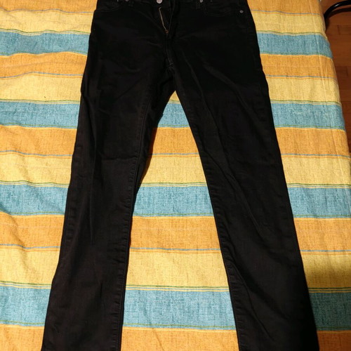 Levi's 501 men's black jeans regular straight fit, new