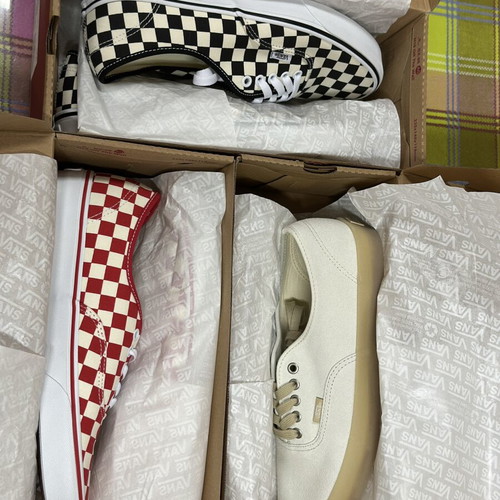 Vans Authentic trainers new, pack of 3 pairs, size EU 43