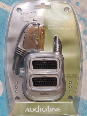 Scart splitter 1:2 with selector switch new, sealed