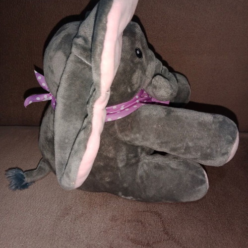 Plush elephant toy, 22 cm, no sound or movement