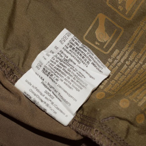 Fjallraven Ingmar G 1000 men trousers used, size 50