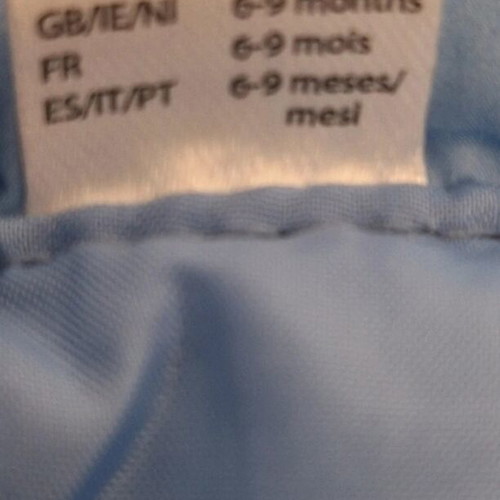 Baby sleeveless padded jacket for 6-9 months
