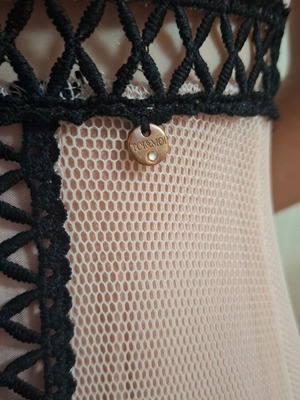 Toi&Moi dress like new, black and beige, size S