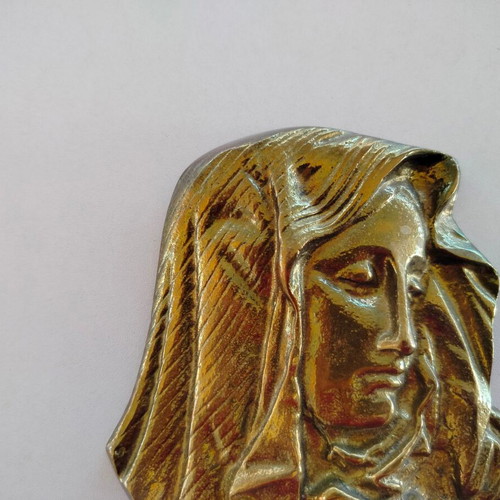 Bronze sculpture used with minor dents