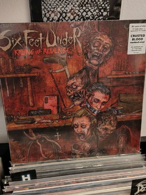 Six Feet Under Killing for Revenge vinyl new, metal