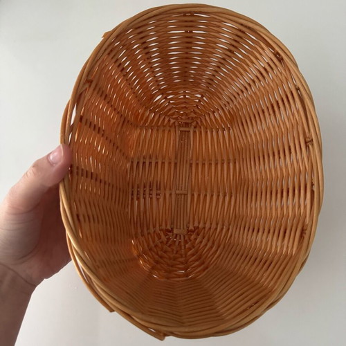 Wicker storage basket like new for fruits and decoration