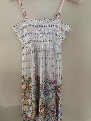 Toi&Moi Top with removable straps used, floral honeycomb pattern