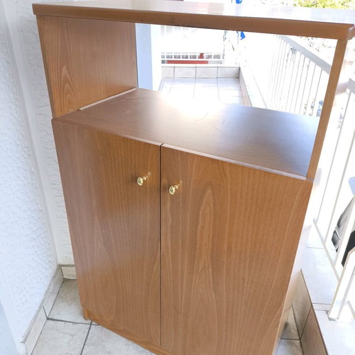 TV cabinet with cupboard and shelf