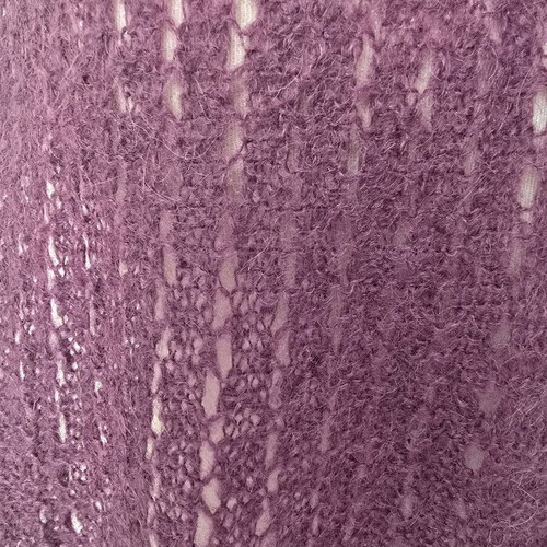 Wool scarf used, burgundy, length 1.90m