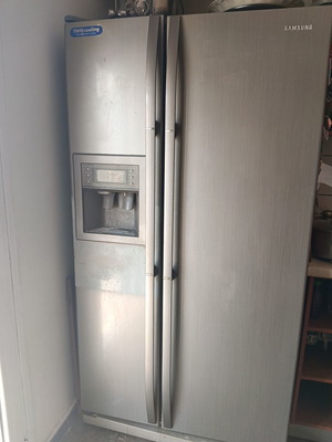 Samsung refrigerator freezer, wardrobe and bed used