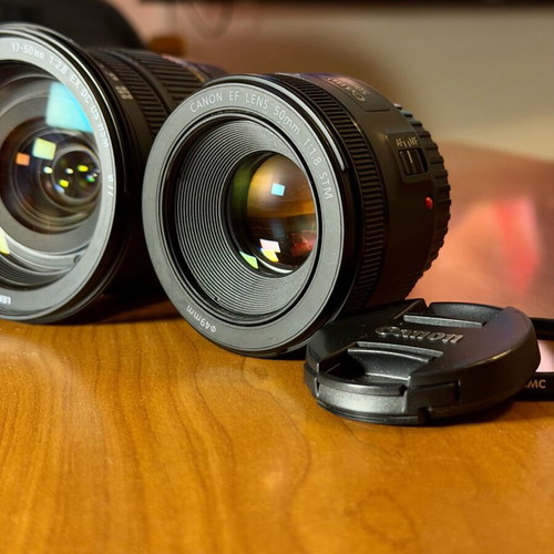 Canon 60D with Sigma 17-50mm OS F2.8 and Canon 50mm STM like new