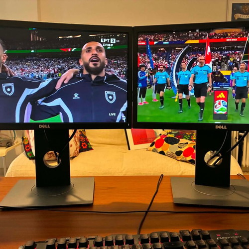 Dell P2018H 20" IPS Monitors like new, pack of 2 with cables