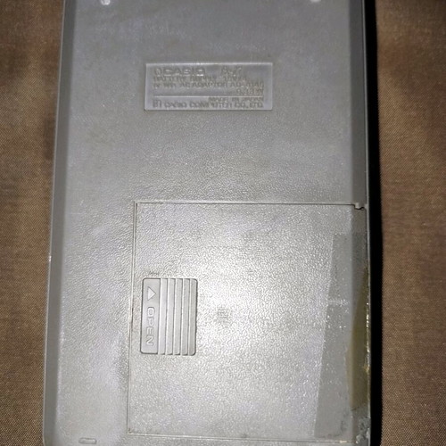 Casio fx-17 vintage calculator used with case