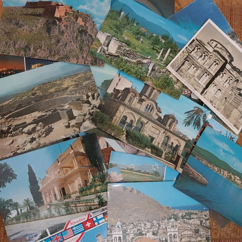 Greek postcards like new, lot of 170+ cards