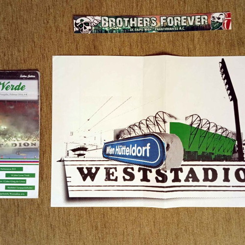 Rapid Wien Sticker Collection like new, 25 authentic pieces