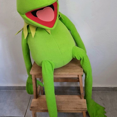 Kermit large stuffed toy used, approx. 110cm