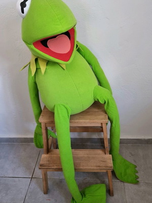 Kermit λούτρινος μεγάλος μεταχειρισμένος ύψους 110cm