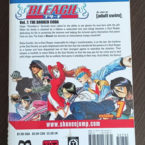 Bleach manga volumes 6, 7, 9 new
