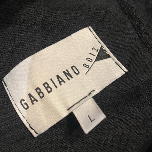 Gabbiano modern jacket/trench coat used, size Large, black