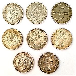 Οκτώ αναμνηστικά ασημένια νομίσματα!