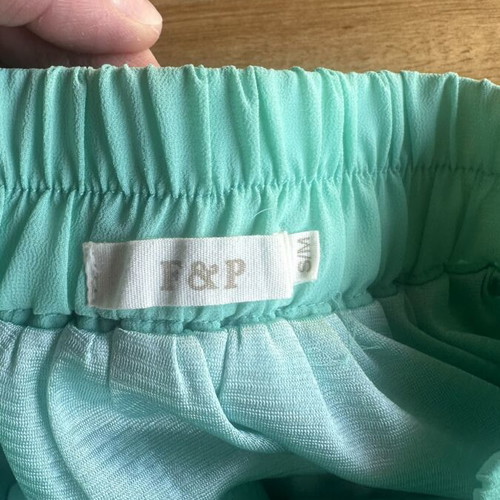 Long turquoise skirt like new, sizes S/M