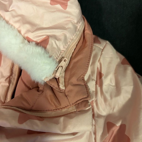 Mayoral pink jacket with stars 18 months like new, 86cm