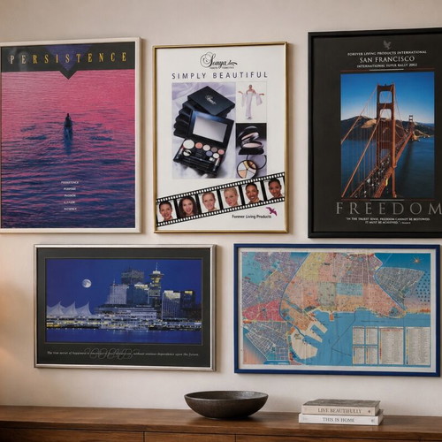 Art prints used, pack of 5 large size 90s posters