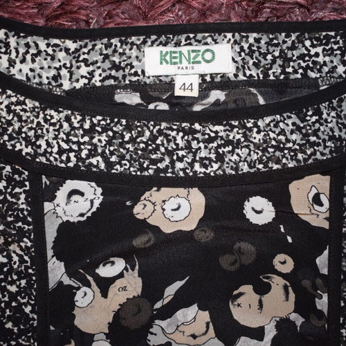 Kenzo Paris Silk Top Oversize size 44 like new, colorful