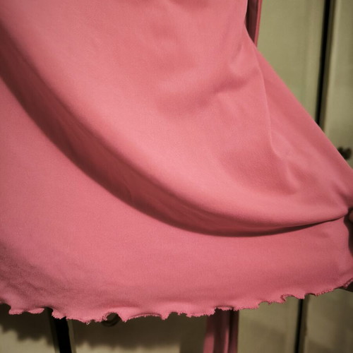 Draped mini dress used, pink, one size