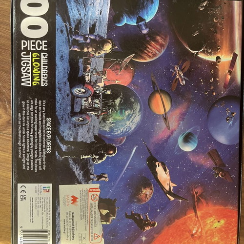 Puzzle 100 pieces used