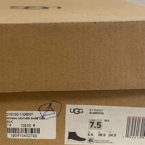 UGG black sneakers