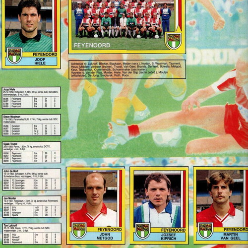 Panini Sticker Album Voetbal Nederland 1990 like new, collectible