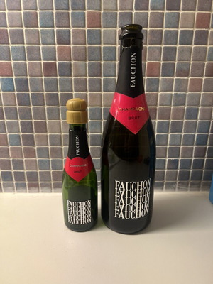 Μπουκάλια σαμπάνιας Fauchon μεταχειρισμένα, άδεια