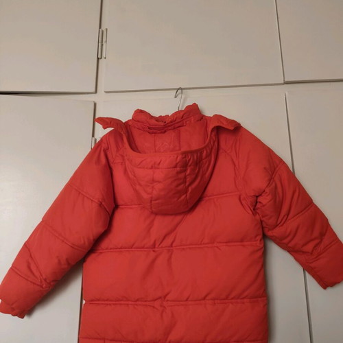 Nike kids puffer jacket like new, red, size 6-7 years