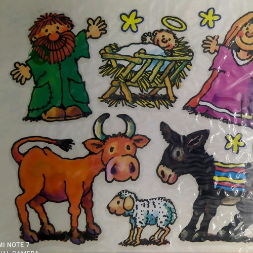ItsImagical Nativity Scene Stickers 2005 new