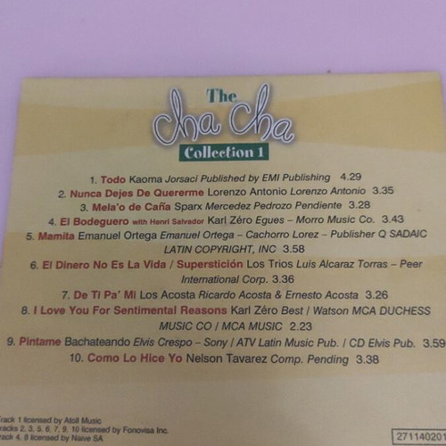 Cha Cha Collection 1 CD new