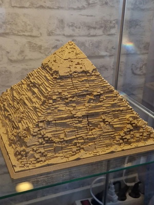 Pyramid puzzle new, white color