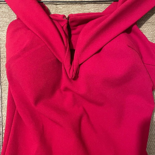 Mini dress red size S used with nice bust lining