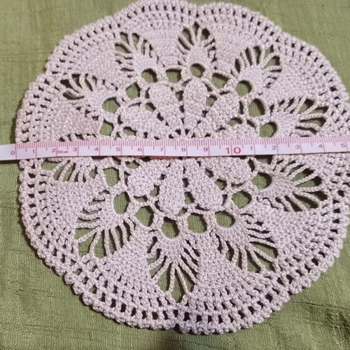 Crochet square coasters like new, set of 5 pieces
