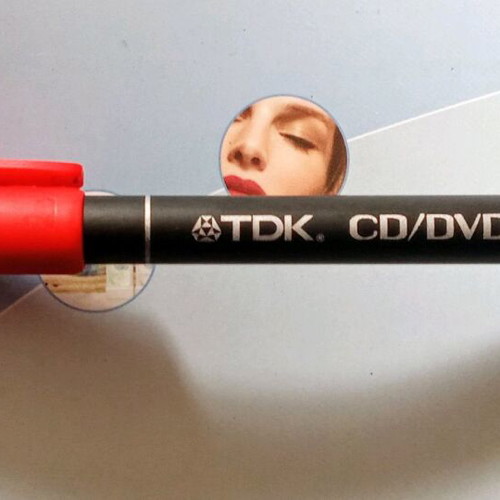 TDK CD/DVD Pen μεταχειρισμένο, πρώτος στυλός μαρκαδόρος