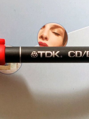 TDK CD/DVD Pen μεταχειρισμένο, πρώτος στυλός μαρκαδόρος