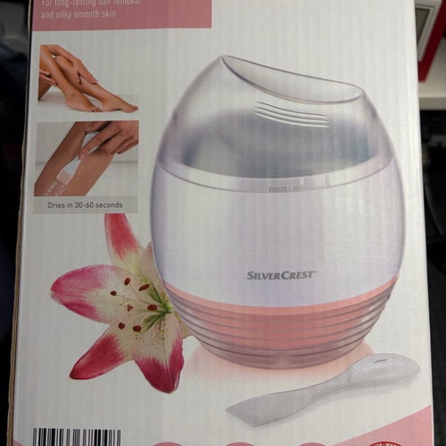 Silvercrest hair removal set used with wax