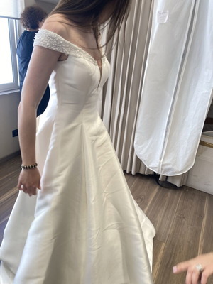 Wedding dress Infiore white, like new, size M 38 10