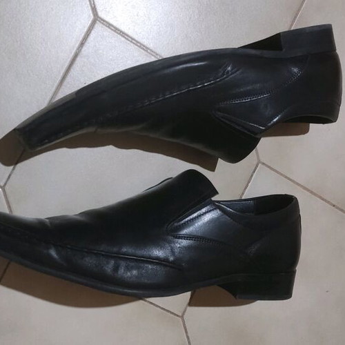 Damiani leather formal shoes like new, size 46, black