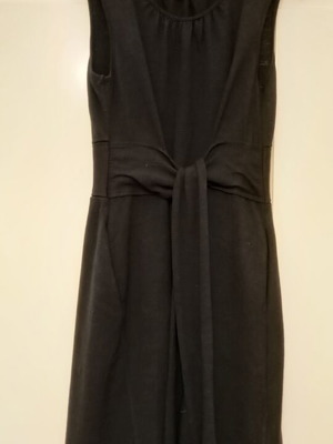 DKNY dress black, thin wool, like new, size M