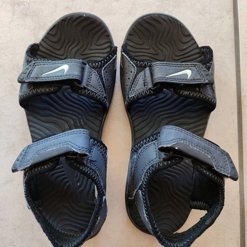 Nike summer sandals used, size 32, black