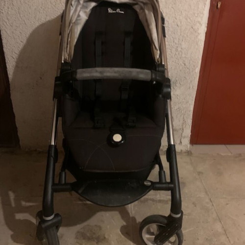 Silver Cross 2-in-1 stroller and carrycot used