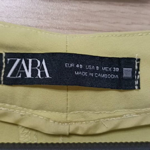 Zara women's blazer and trousers set used, light green