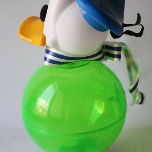 Vintage 70's Donald Duck candy container Disney figure new